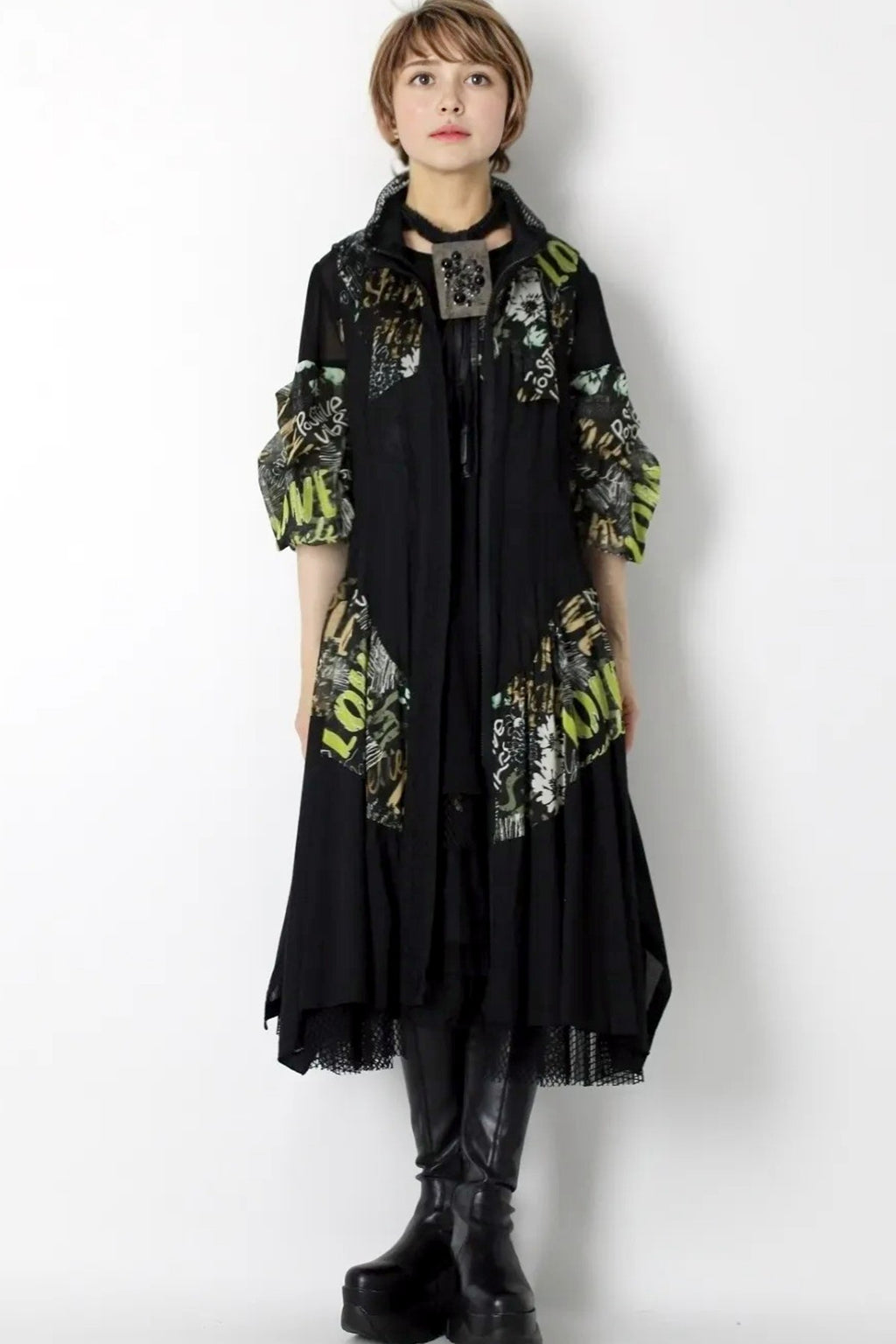 【未使用】お値下げしました！Frill vest pencil dress hbna50543277_001_300?wid=1980&