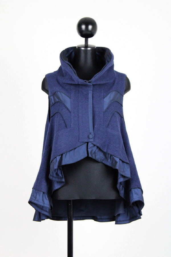 エイココンドウ　ジャケット 美品】EIKO KONDO エイコ コンドウ ビッグカラー デザイン