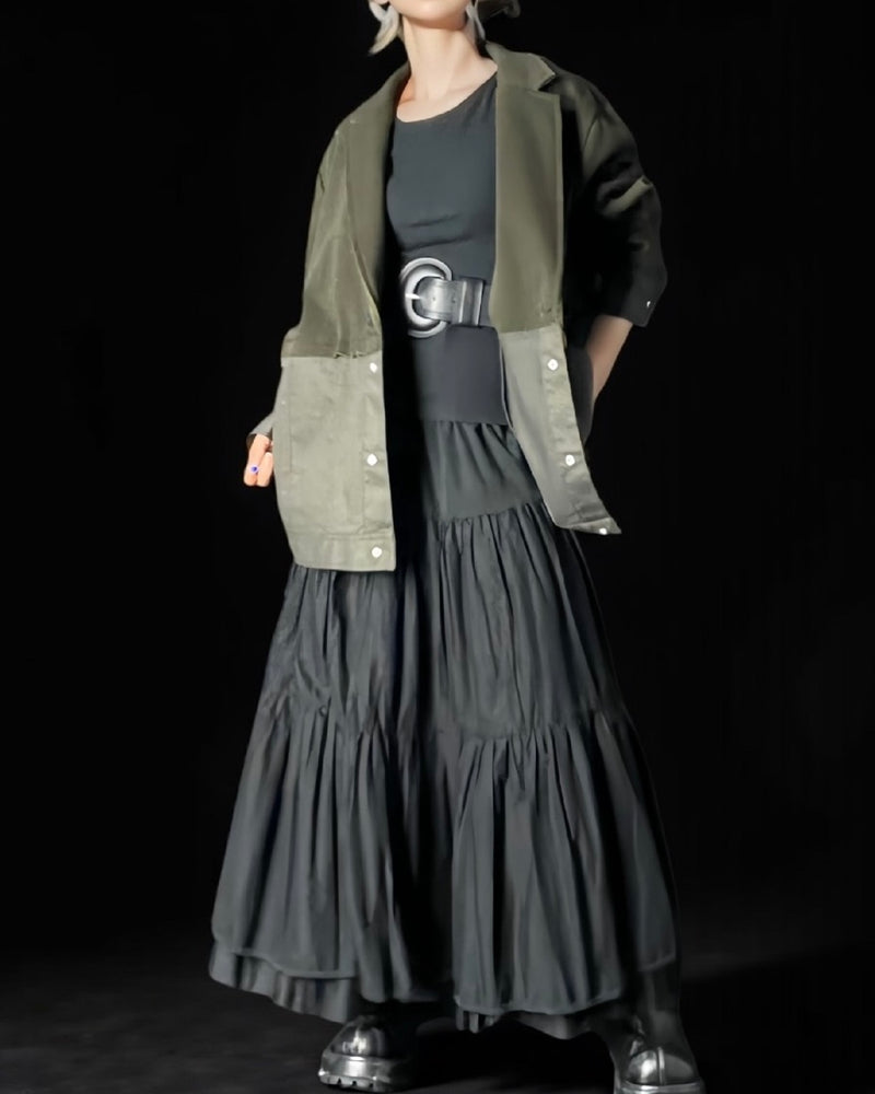 Eternal City ファー付 デザインジャケット ウール混 M〜L相当美品 ZARA】ZW ウールブレンドフェイクファーカラー ジャケット (ZARA